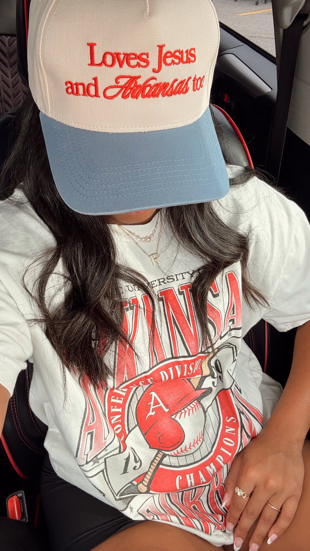 Loves Jesus and Arkansas Too Snapback