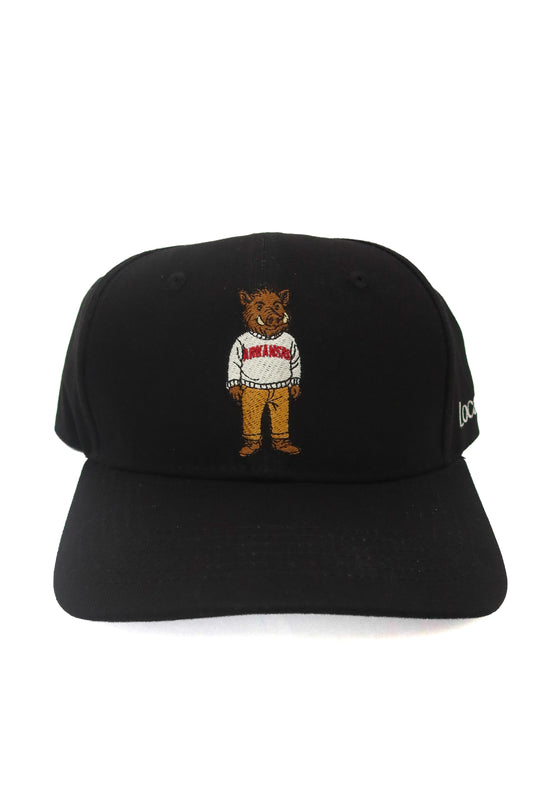 Vintage University Hog Black Baseball Cap