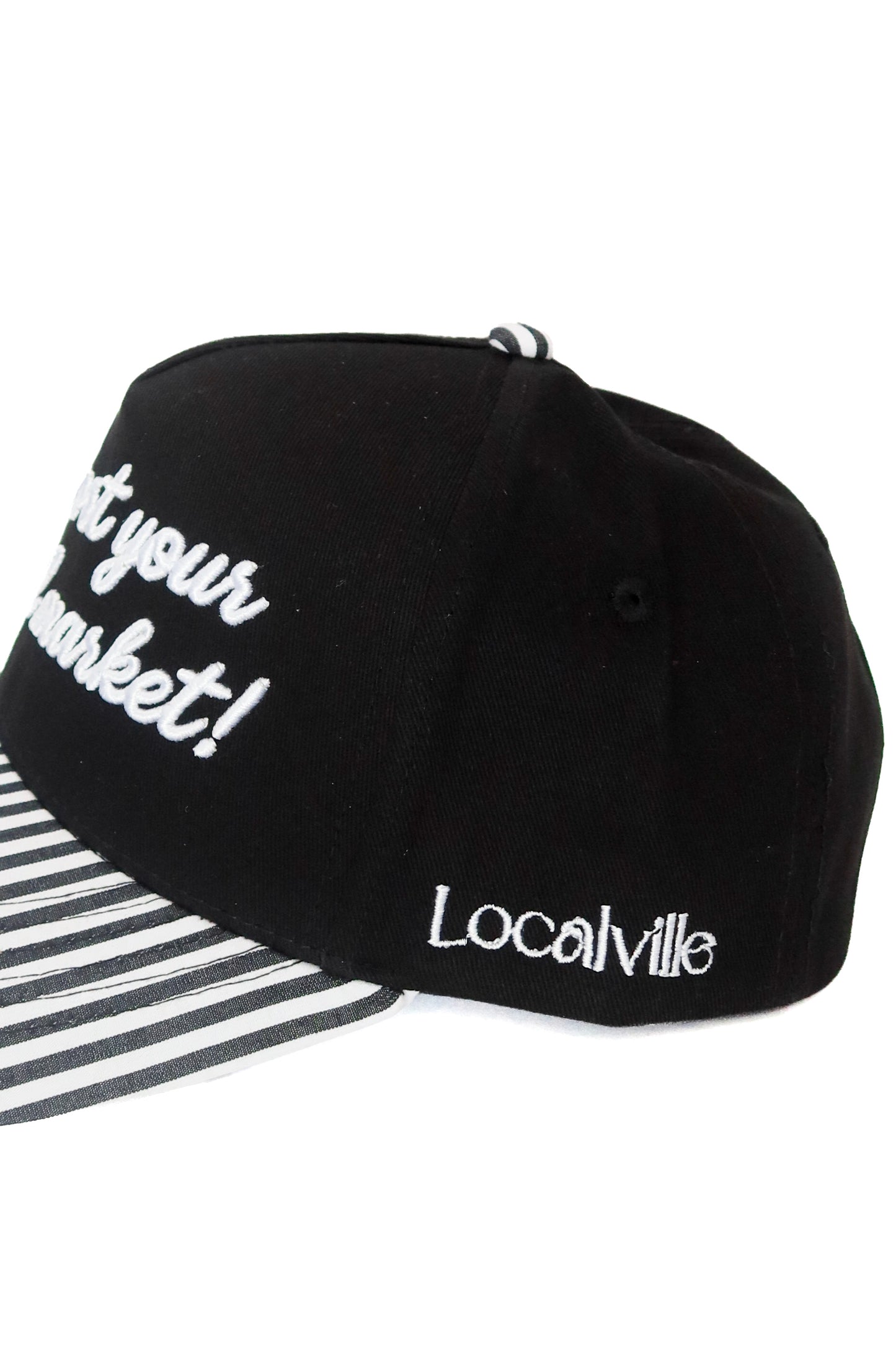 Support Local Striped Snapback