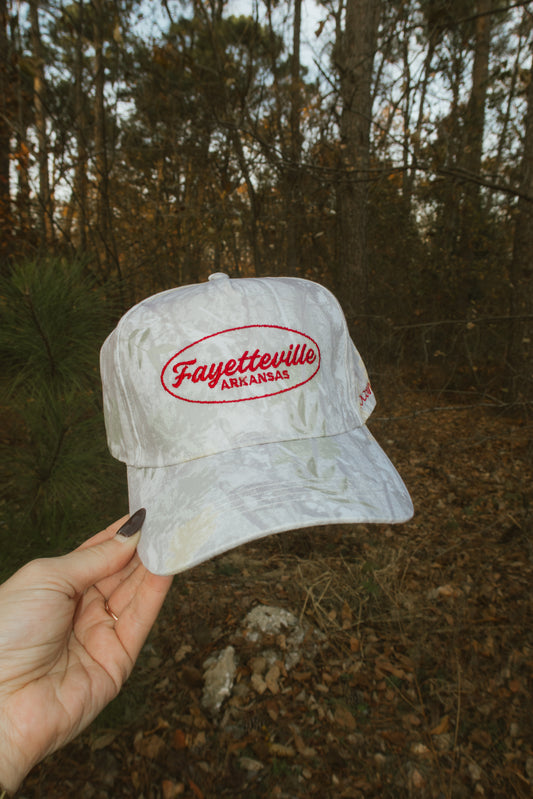 Fayetteville, Arkansas Snapback Light Camo