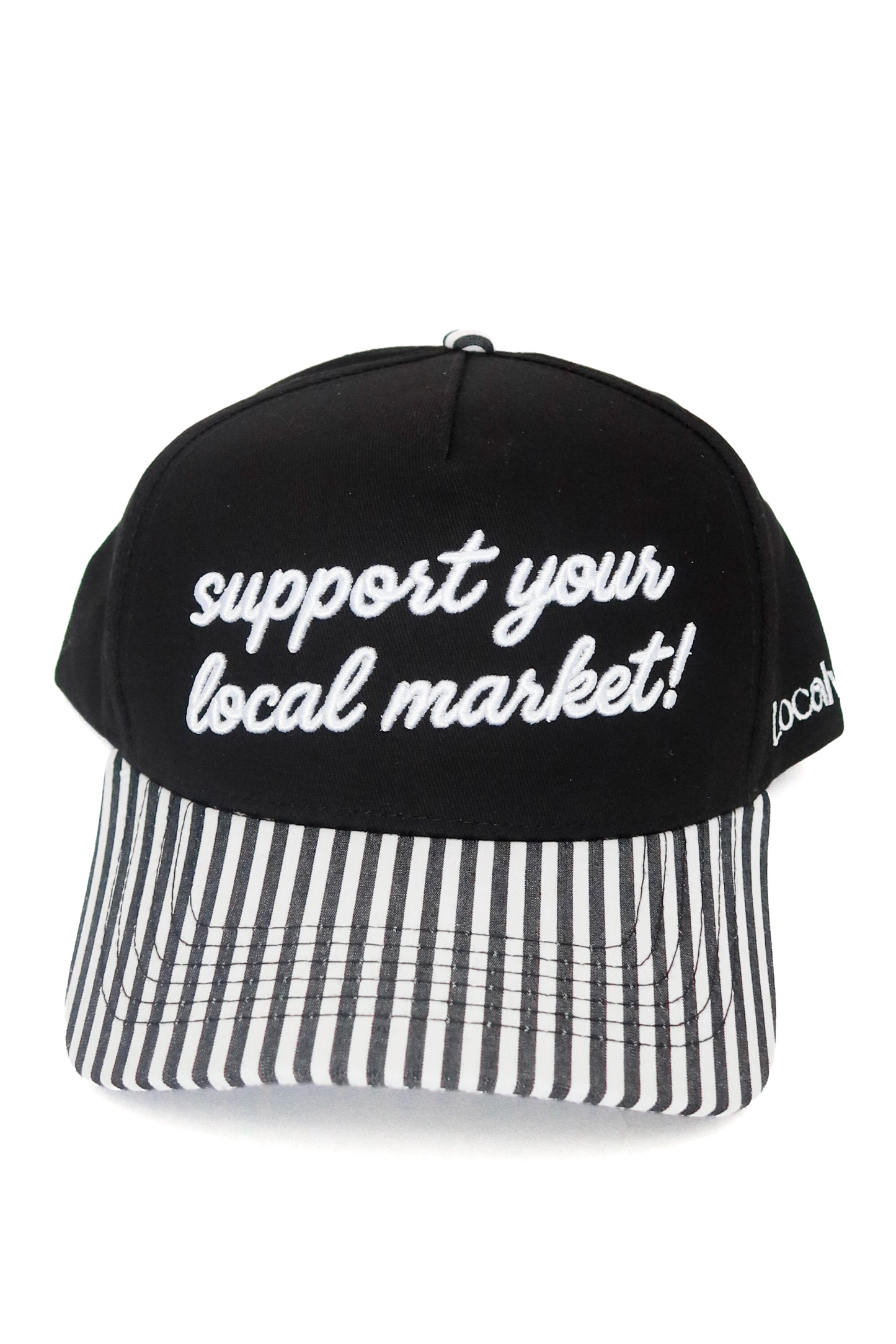 Support Local Striped Snapback