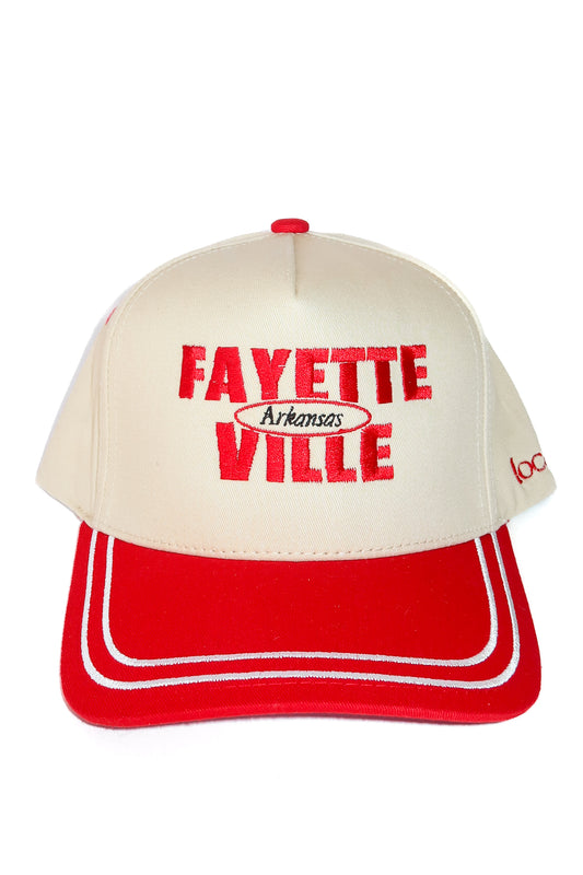 Fayetteville, Arkansas Double Stripe Snapback