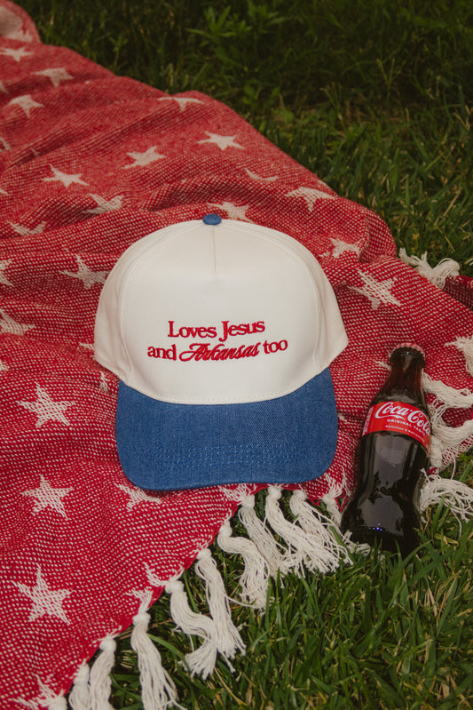 Loves Jesus and Arkansas Too Snapback